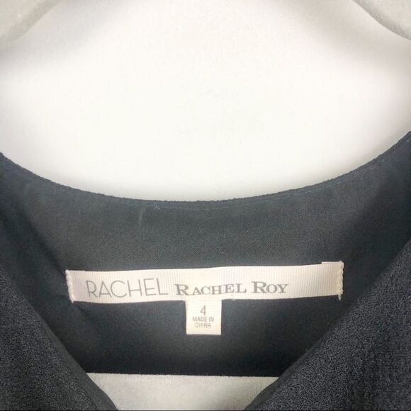 RACHEL ROY | Geometric Zip Front Multicolor Shift Dress Women’s Size 4 - Picture 6 of 9